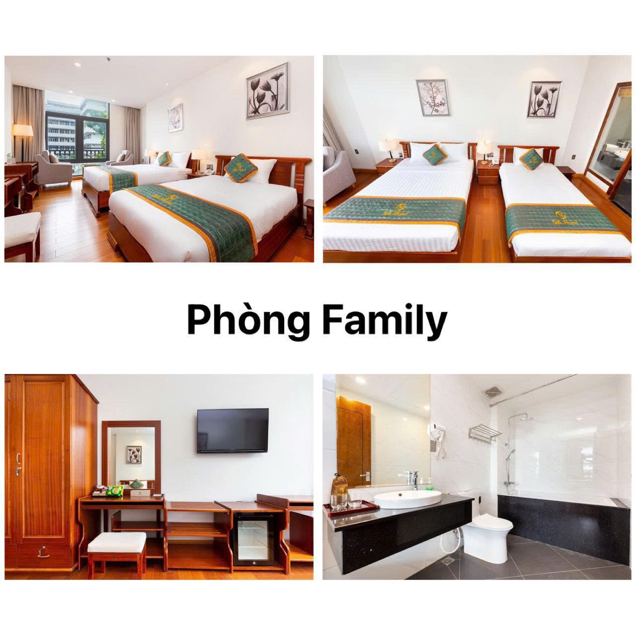 Phòng Family Silk Hotel Hồng Hà