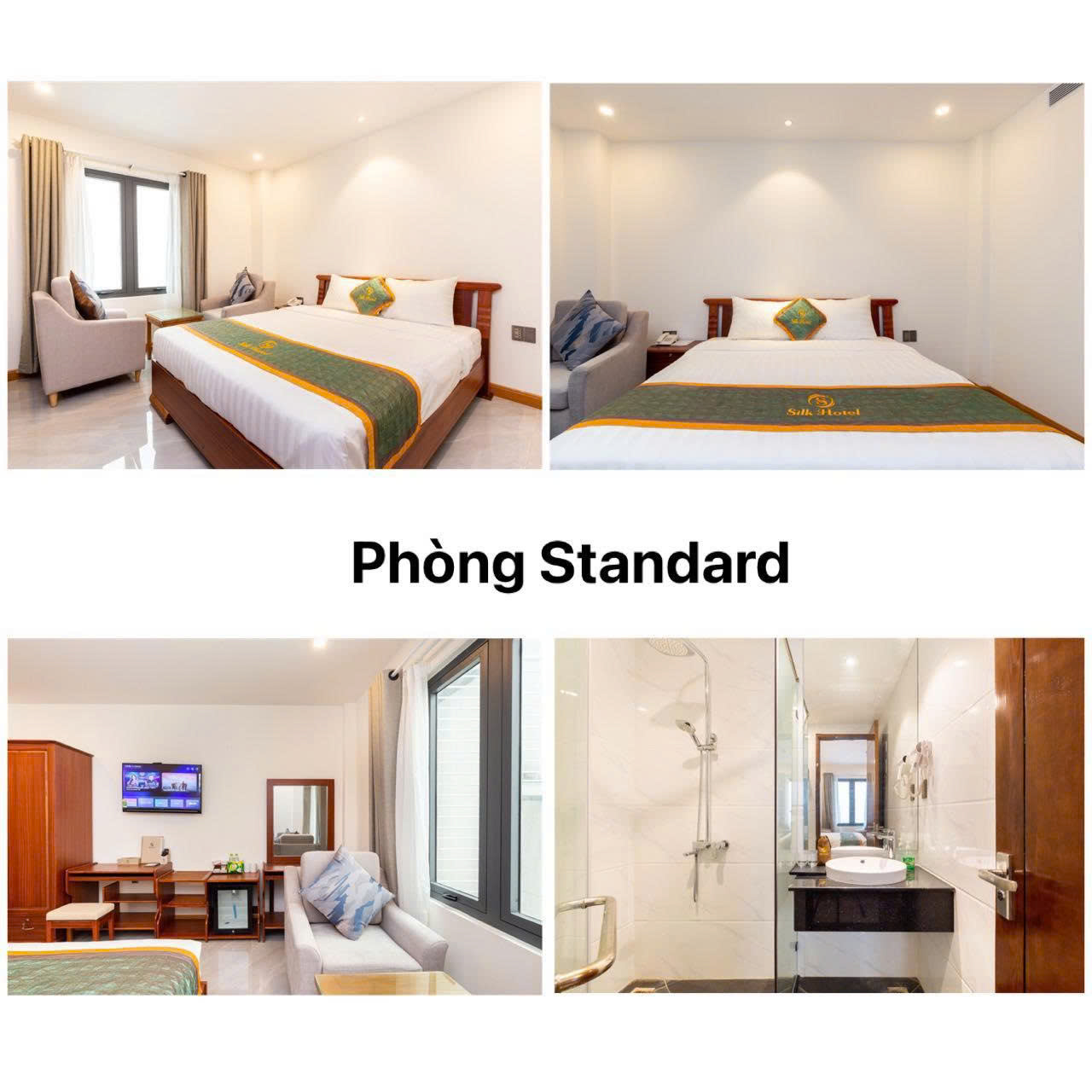 Phòng Standard Silk Hotel Hồng Hà