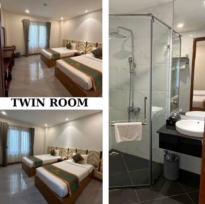 Twin Room Silk Hotel Hồng Hà